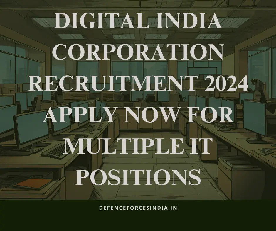 Digital India Corporation Recruitment 2024