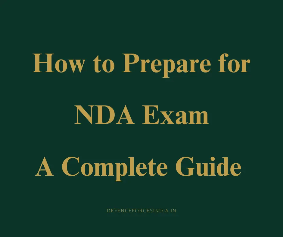 How to Prepare for NDA Exam